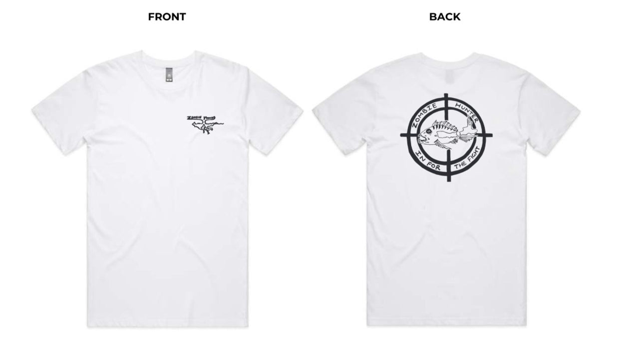 Zombie Town Original ‘Scope’ Tee Shirt ( black or white )